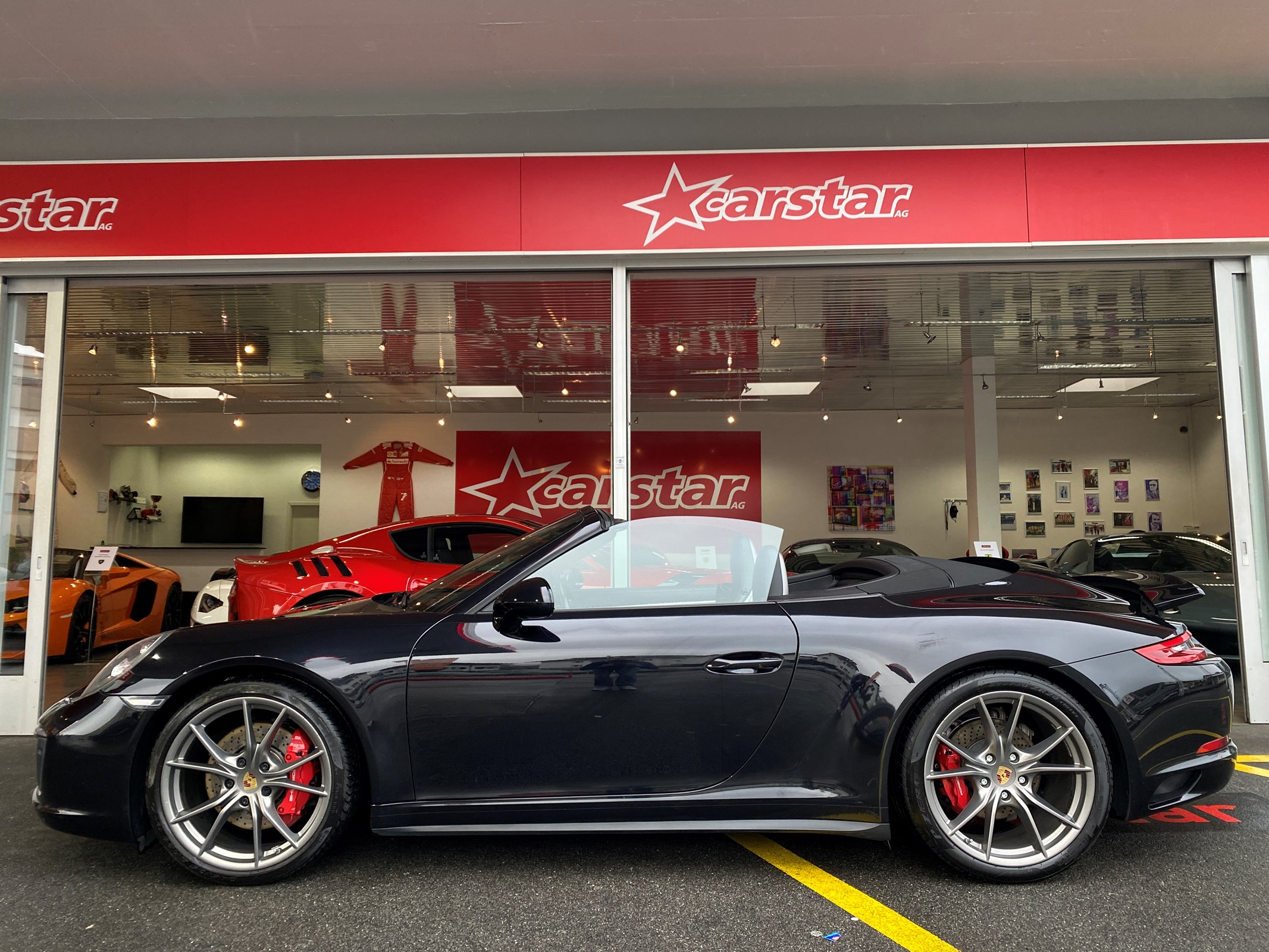 Porsche Carrera 4s Cabrio Schwarz 1